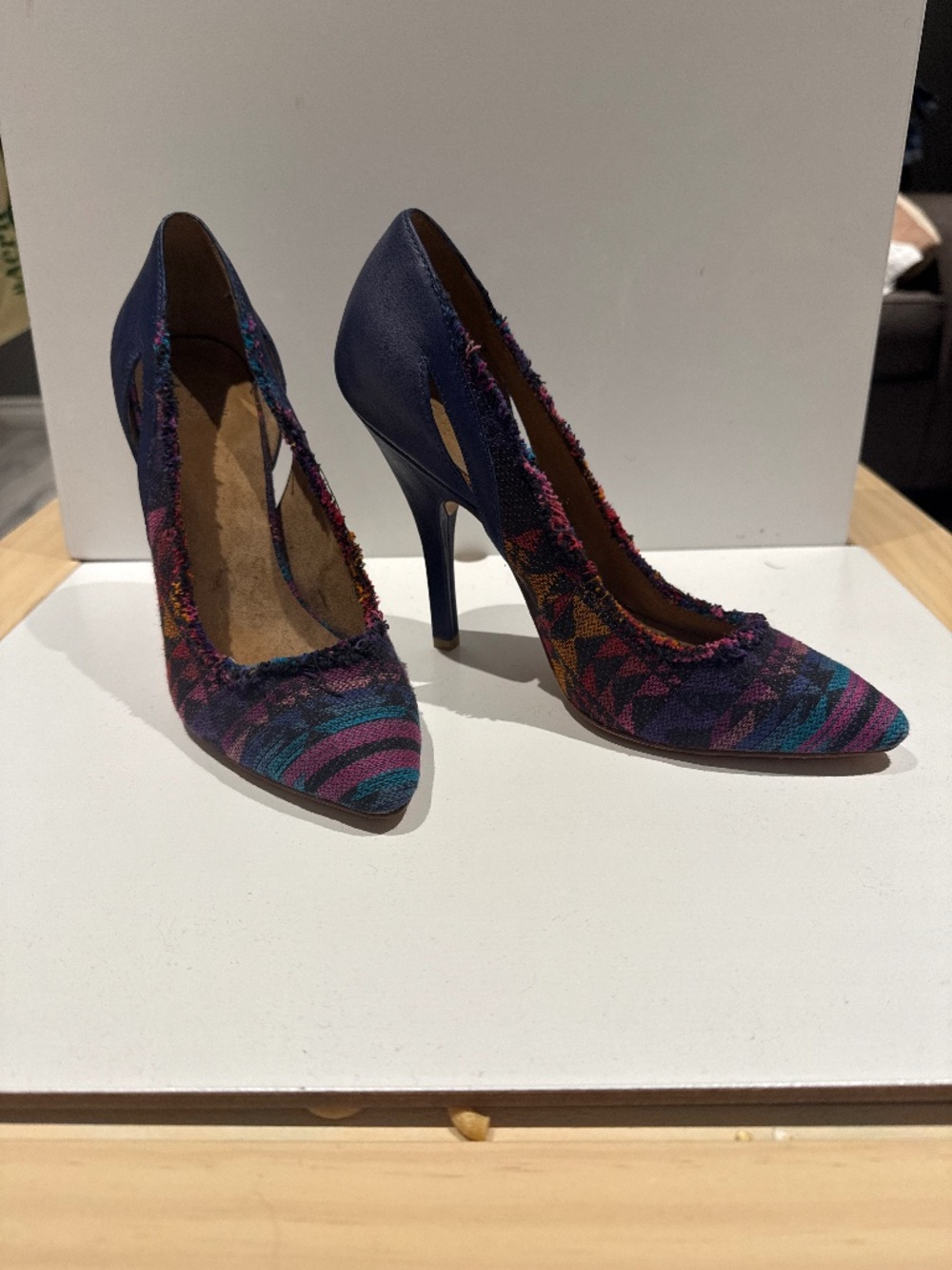 Joe’s Jean heels